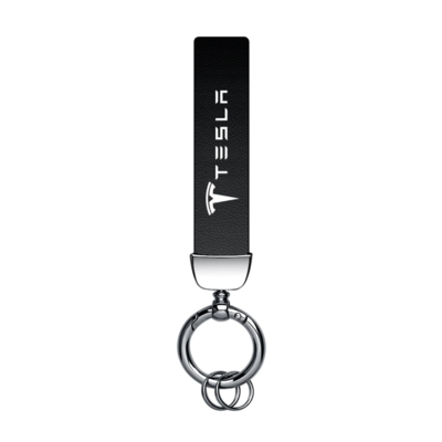Leather key door for Tesla